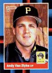 1988 Donruss Baseball Cards    291     Andy Van Slyke